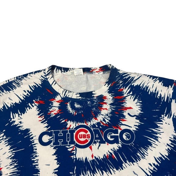 Chicago Cubs Brand Tie Dye MLB Baseball Shirt Adult XL Wrigley Field Hippie - Picture 2 of 7